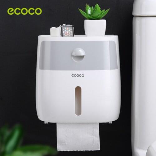 QDRR Toilet Paper Roll Holder Paper Towel Holder Wall Mounted Wc Roll Paper Stand Case For Toilet Paper Bathroom Accessories #86