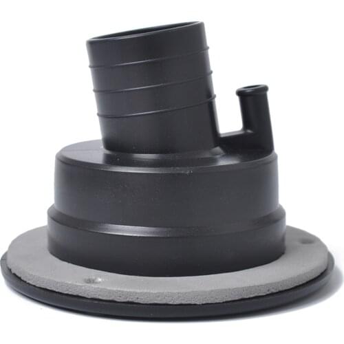 Gravity Water Inlet Fill Dish Hatch with Lock for RV Camper Trailer (Black)