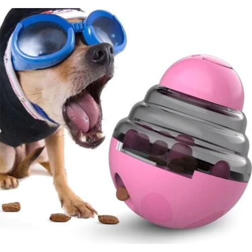 Interactive Dog Tumbler Toys Ball Boredom Pet Food Leaking Dispenser Toys Puzzle Ball Treat Food Toys Tumbler Ball Entertainment