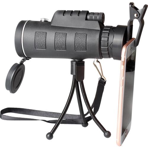 HD Monocular 40x60 Powerful Binoculars High Quality Zoom Great Handheld Telescope BAK4 Military HD Professional Hunting Gifts