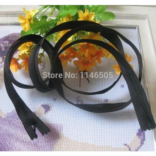 3# nylon zipper, 150cm closed end zipper,Blackcolors, 10pcs/lot, Household cloth art /pillowcase accessories