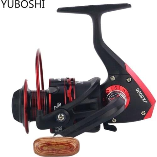 2021 NEW brand black red JX series wire cup metal rocker arm can be interchanged left and right spinning wheel fishing reel