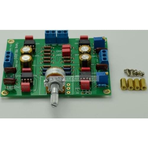 Preamplifier Board 2x OPA604AP+2x OPA2604AP Finished Board DC+/-15V Circuit