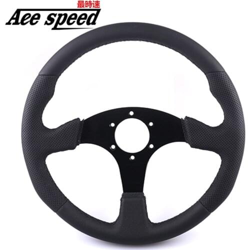 Car Steering Wheel Tuning Drift Racing JDM Suede Leather Steering Wheel For Honda 14inch/350mm