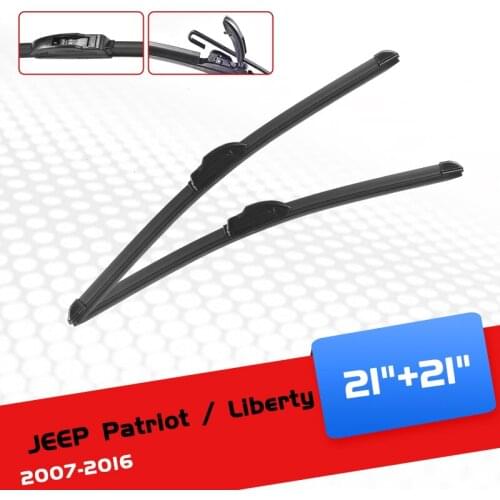 CELANOVA Car Wiper Blade For JEEP Patriot / Liberty 2007-2016 21"+21" Windscreen Windshield Rubber Wiper