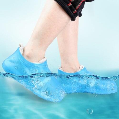 Silicone Shoes Cover Outdoor Non-slip Waterproof Shoe Covers Portable Rain Boots Women Rainproof Shoe Cover Men Teens Anti-sand