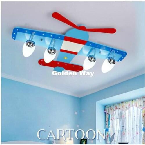 Modern Air Plane Decorative LED Ceiling Lights For Bedroom Children Kids Room Home Decorative Surface Mounted Ceiling Lamp