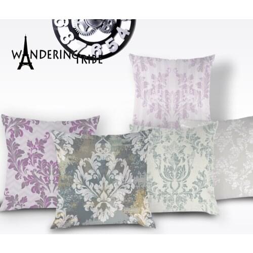 Vintage Floral Cushion Cover Nordic Plant Throw Pillow Case Retro Decorative Sofa Bed Cushions Cases Custom Pillow Covers Kissen