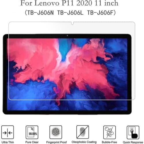 9H Tempered Glass Film For Lenovo P11 TB-J606N TB-J606L Tablet Screen Protector for 2020 Lenovo Xiaoxi Pad P11 J606F 11 inch