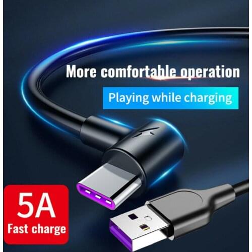 1/2/3M 5A USB Type C Cable Micro USB Fast Charging Mobile Phone Android Charger Type-C Data Cord for Huawei P40 Mate 30 Xiaomi