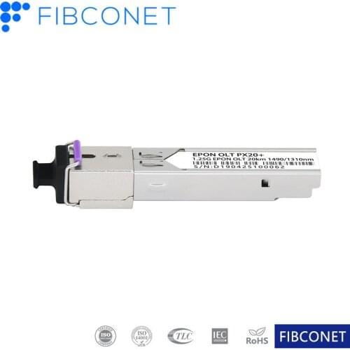 1.25gbps SFP Transceiver 10km 20km Sm