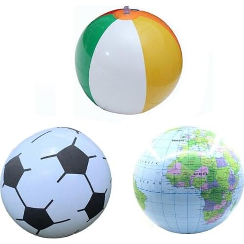 1Pc Rubber Ball Toys For Baby Beach Pool Play Ball Outdoor Inflatable Children Soft Learning Toys PVC Soft Water Toys For Kids