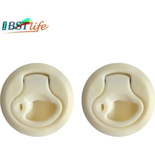 2 pieces Seafoam Flush Boat Latch with key can locking Flush Pull Latches Slam lift handle Deck Hatch marine hardware