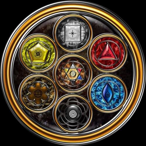 5d DIY diamond painting 7 chakra constellation big mandala full diamond cross stitch mosaic embroidery home decoration gift