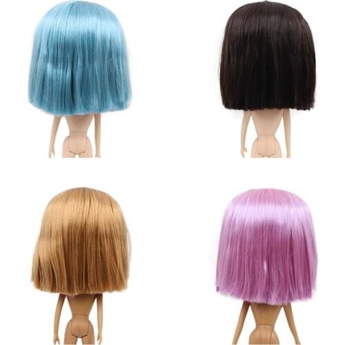 DBS blyth doll icy wig only rbl scalp and dome straight hair oily hair greasy hair toy scalp