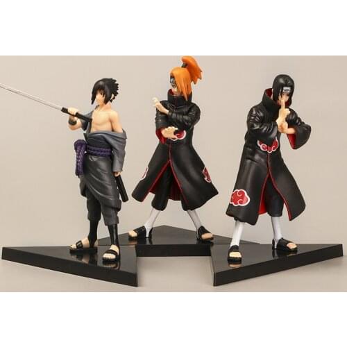 Naruto ninja Uchiha Sasuke Uchiha Itachi Deidara Action Figures Anime Figurines doll Model Toys Birthday Ornaments Gift