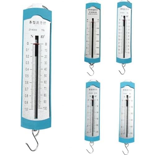 Physical Spring Dynamometer Toy Portable Ring Double Scale Design Physics Spring Dynamometer for Child