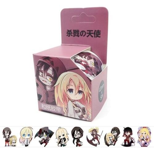 4cm*5m New Japan Anime Angels of Death Washi Tape Adhesive Tape DIY Scrapbooking Sticker Label Masking Tape