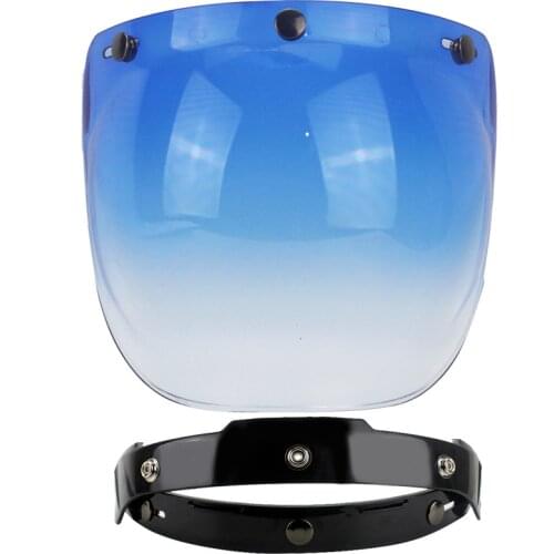 Summer Winter Motorcycle Helmets Accessories Open Face Helmet Visor Moto Casco Bubble Visor Moto Visor Lens Bubble Shield
