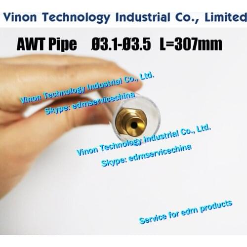 MW502806C EDM AWT Pipe Ø3.1-Ø3.5 L=307mm J06376C AWT Pipe for FJ for S odick ALN400,SL400,SL600 series 3110879 (0206168)