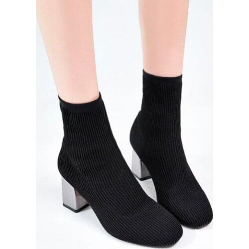 New women fashion sexy high-heeled elegant warm boots shose cancise pumps winter Soft and comfortable wedges women boots shoes