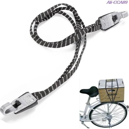 Top Quality 69cm Bicycle Bike Cycling MTB Luggage Stacking Rope Banding Bungee Elastic Cord Strap Tie Fixed Band Hook Black