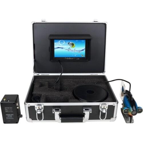 Manufacturers Supply 7 Inch Monitor Fish Finder Underwater Fishing Camera With 20M Cable 2Pcs White LED Lights Visual Waterproof