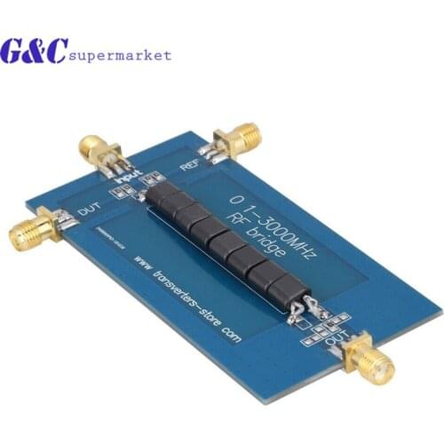 RF SWR Reflection Bridge 0.1-3000 MHZ Antenna Analyzer VHF UHF VSWR Return Loss diy electronics
