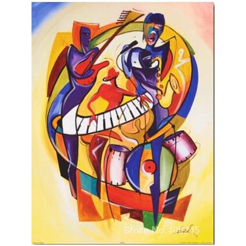 Christmas Gift art on Canvas Jagged Edge I High Quality oil Painting Handmade