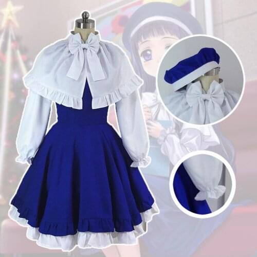 Sakura Card Captor Cosplay Costume Anime Dress For Girls Party Dress New years Gift Mocha Girl Sakura Tutu Skirt Support