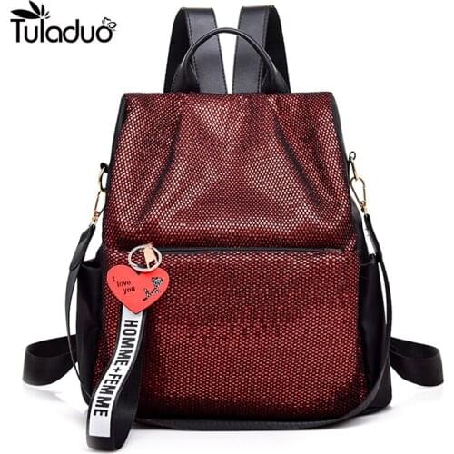 TuLaduo Women's Backpacks With Sequins China