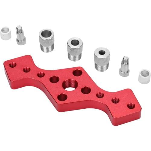 Woodworking Drill Positioner Hole Opener With 6/8/10mm Drill Sleeve Disk Positioner Vertical Drill Hole Punch Locator Furniture