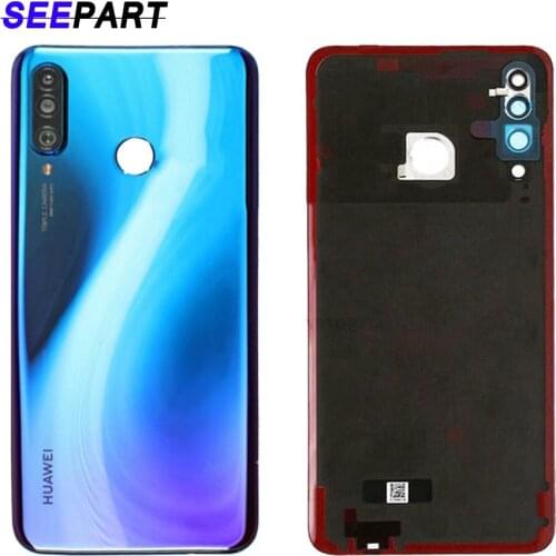 For Huawei Nova 4e Back Battery Cover Door Rear Glass Housing Case 6.15" For Huawei P30 Lite Battery Cover P30 Lite Housing Case