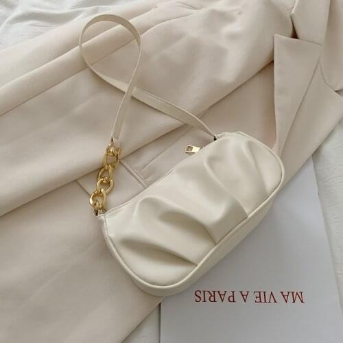 Women Lady Summer French Niche Bag Handbags 2021 Popular New Trendy Fashion Korean Version of The Shoulder Armpit Underarm Bag