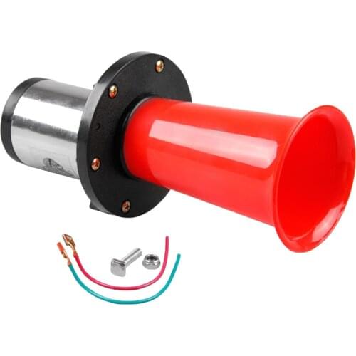 12V 110DB Single Trumpet Air Horn Super-loud For Truck RV Car Train