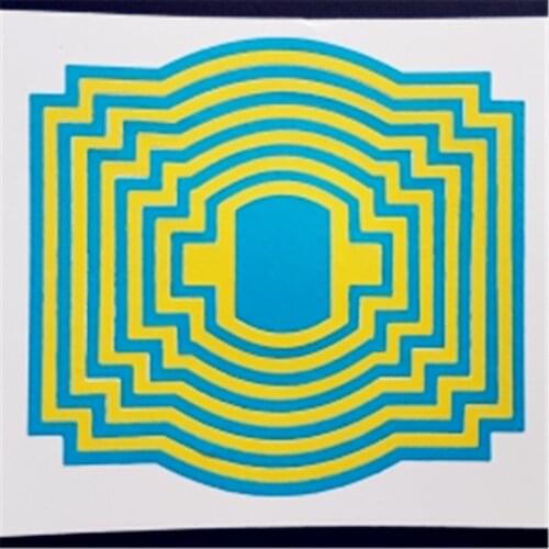 13pc nesting frame background Frame Craft Metal Cutting Dies For DIY Scrapbooking Album Embossing Paper Cards Decorative Crafts