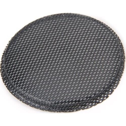 2 Pcs 3" inch Black Speaker Cover Decorative Circle Metal Mesh Grille