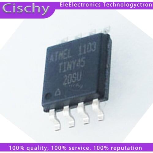 20pcs ATTINY45-20SUIC ATTINY45-20SU ATTINY45 SOP-8 In Stock