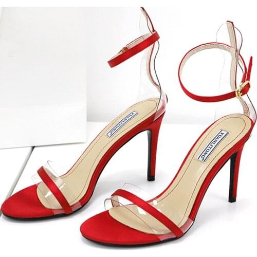 2019 Women Sandals Sexy Club High 9CM Heel Women Sandals Elegant Party Pumb Shoes Women
