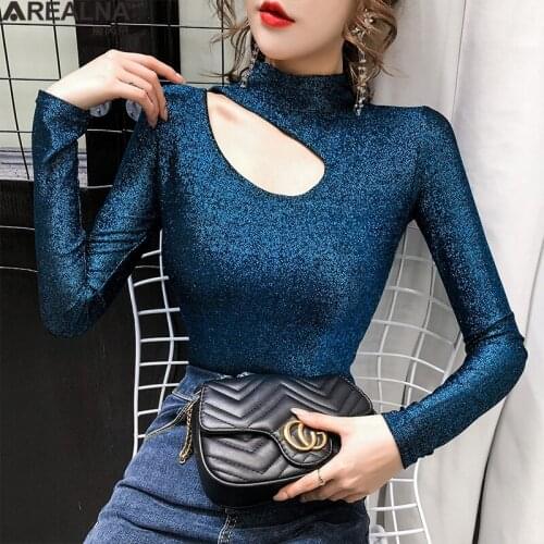 AREALNA Women's T-shirts With Sequins