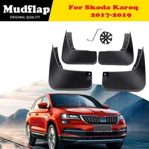 Mud Flaps For Skoda Karoq 2017 2018 2019 Front Rear Fender Guard SplashMudguards Accessories