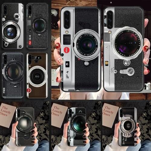 Steampunk Camera Phone case For Samsung Galaxy A 3 5 7 8 10 20 21 30 40 50 51 70 71 E S 2016 2018 4G black trend waterproof tpu
