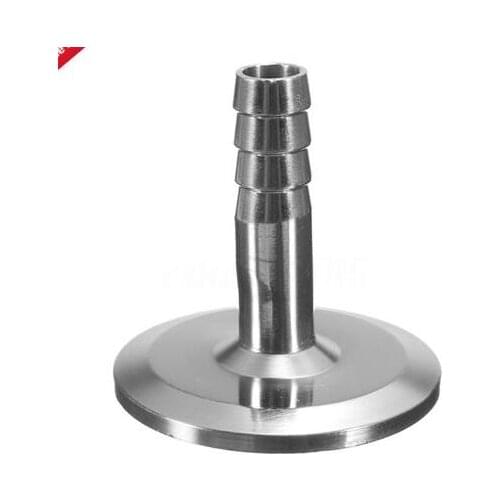 8MM Stainless Steel Sanitary Hose Barb Connector Ferrule Pipe Fitting Tri Clamp