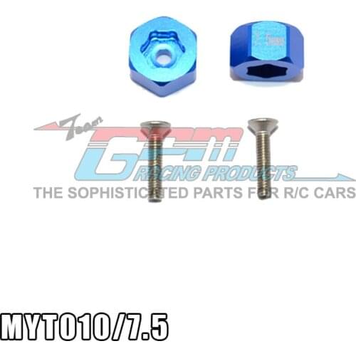 GPM ALUMINUM FRONT HEX ADAPTERS For AXIAL 1/18 4WD ELECTRIC YETI JR CAN-AM MAVERICK X3 X RS TURBO R-AXI90069 RC Upgrade