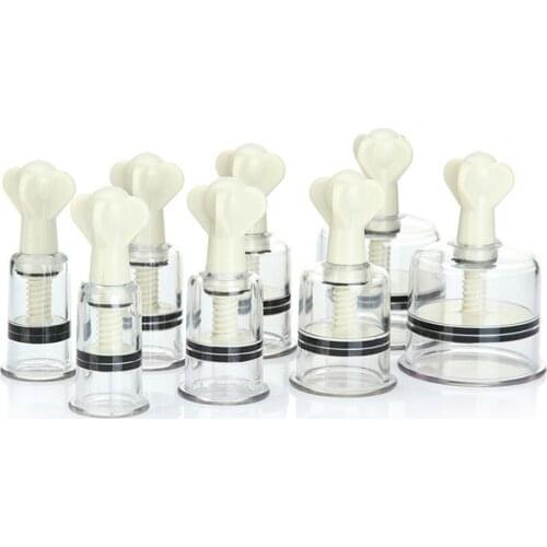 JYTOP Rotary Handle Vacuum Suction Cupping Device Anti-fat Acupuncture Nipple Expander Whole Body Massage Tank