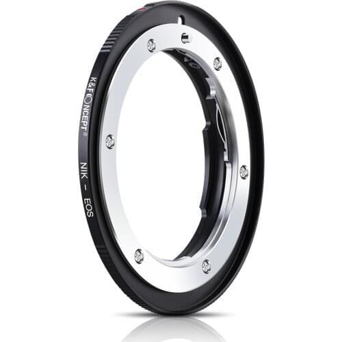 K&F CONCEPT Camera Lens Mount Adapter Ring for Nikon F AI Ai-S Lens to for Canon for EOS EF Camera Body 600D 60D 5D 500D