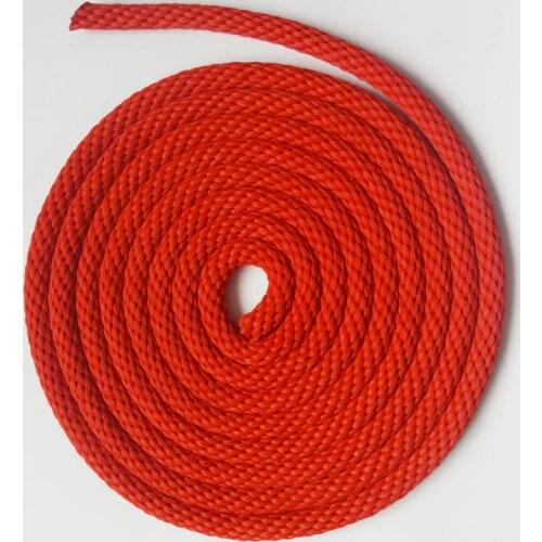 Diameter 12mm Tracking Round Rope Outdoor Walking Training braided Nylon rope Red Blue Coffee color
