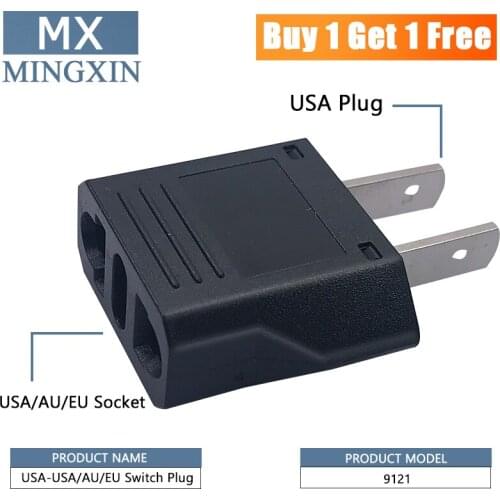 Buy one get one free American Standard Travel Converter, To Chinese, American, Japanese Travel Adapters