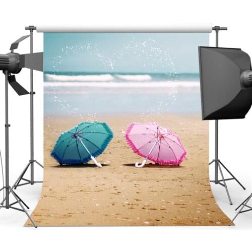 Mehofoto Wedding Backdrop Summer Blue Sky Sea Photography Background Sandy Beach Photo Props S-579