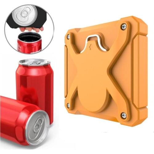 2021 New Go Swing Beer Can Opener Topless Soda Cola Opener Universal Japan Korea Style Can Top Remover Manual Kitchen Bar Tool